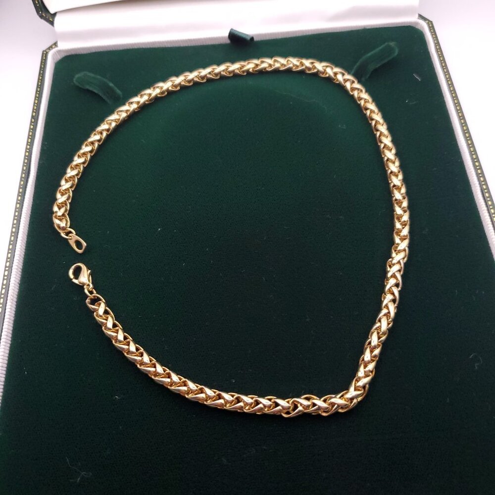 17" Gold Rope Chain Necklace – Bold, Timeless, and Luxurious